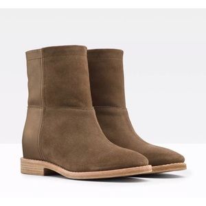 VINCE Greyson Flint Suede and Leather boot Taupe